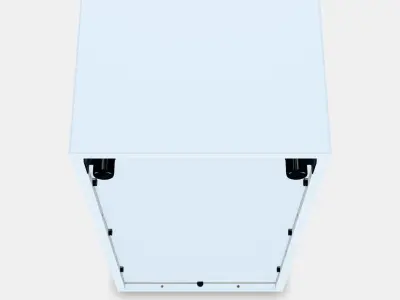 EKET Cabinet w door and 1 shelf Low-poly 3D model