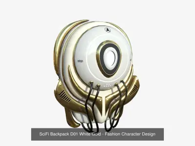 10 SciFi Backpack D Collection - Fashion Character Design