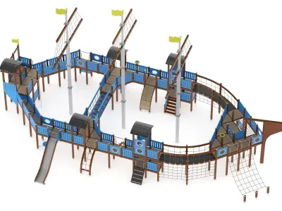 Lapsset Santa Maria 3D model