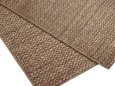 Carpet set 3224 - Hand-Woven Natural Rug - 5K 3D model