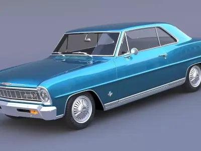 1966 Chevrolet Nova SS 3D model