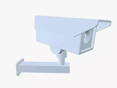 Security Camera Low-poly 3D model