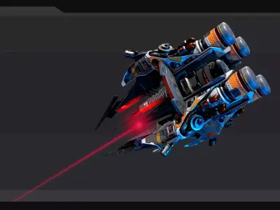 SF Terraformer - EX4 Low-poly 3D model