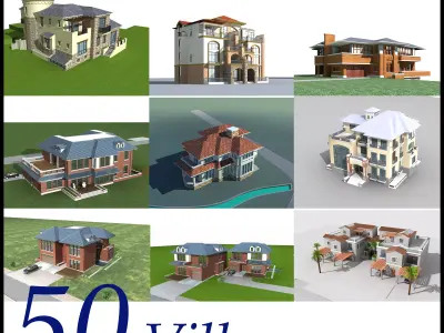 Villa Collection 50 items Vol2 3D model
