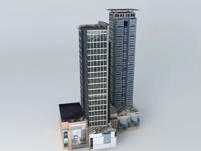 The Plaza and The Keraton 3D model