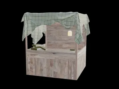 Book Shop Free 3D model