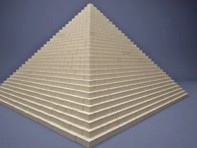 The Great Pyramid Of Egypt Low-poly 3D model