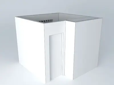 vivianneorkut cube with window Free 3D model