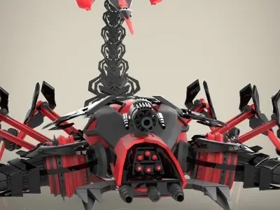 Robotic Scorpio 3D model