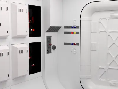 The Tantive IV Hallway 1-12 scale DETOLF 3D print model