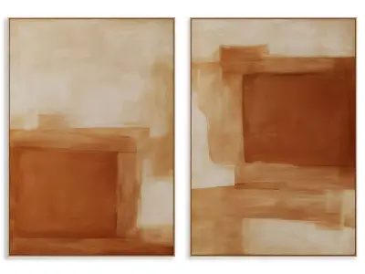Abstract Painting Frame set 3D model 537