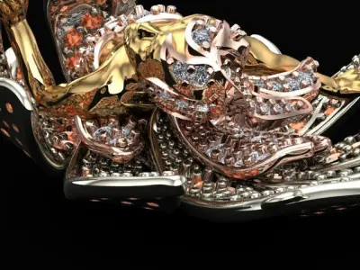 angel Pendant 3D print model