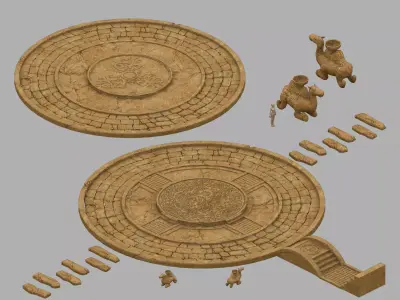 Desert Palace - Site - Camel 3D model
