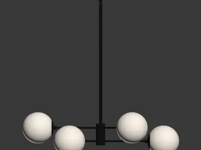 Bellago 6 Light Chandelier Allmodern 3D model