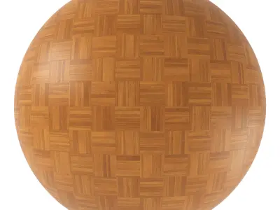 Parquet - Laminate - Wooden floor 4 in 1 3D model 42