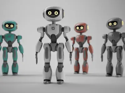 WORKER ROBOT 3D model