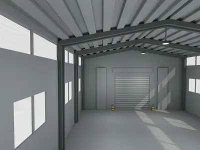 Warehouse 3D model 9