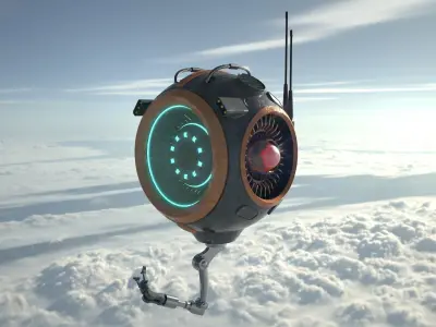 SciFi Probe Drone  3D model