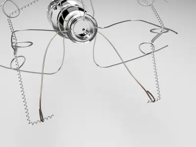 Microwave Lamp 3D model