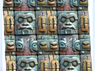 Stylized Wall Seamless Texture Texture