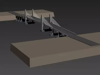 Bridge  3D model get