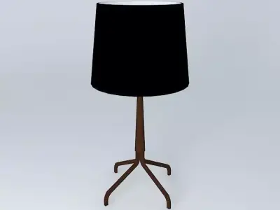 lamp lamp table with shade Free 3D model
