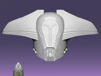 Kellic Bounty Hunter helmet star wars 3d digital dl 3D print model