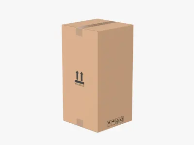  Cardboard Box Closed Bundle 