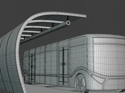 Traffic assets collection IV 3D Model Pack