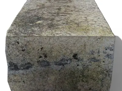 Fireclay Brick Low-poly 3D model