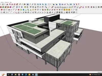 OFFICE BUILDING 3D MODEL 3D model
