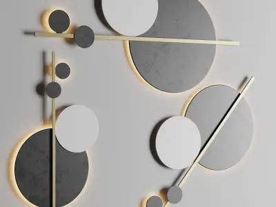 POLKA PERFECT WALL LIGHT Low-poly 3D model