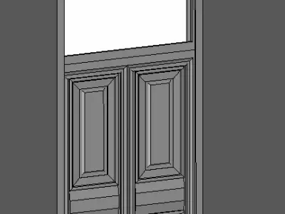 19 century door 3D model