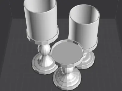 Candle holder Free 3D print model
