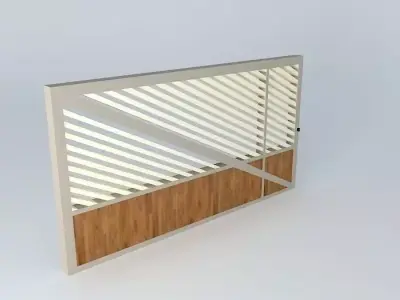 Gate for garage Free 3D model