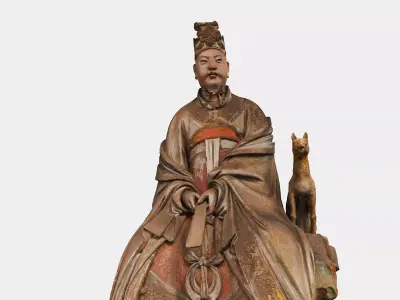 Deity Statue Sculpture05 3D model