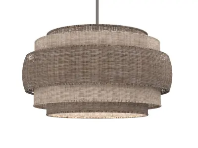 Minka Lavery Montauk Bay 5 Light Pendant with Brushed Nickel 3D model