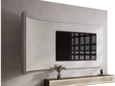 Tv Wall 14 3D model purchase