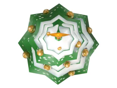 Stylized Xmas Tree V1 Low-poly 3D model