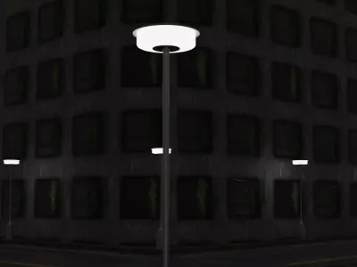 Aesthetical Street Lamp 3D model