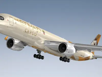  Airbus A350F Etihad Cargo 