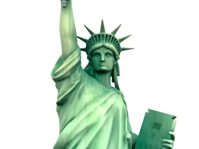 Statue of The liberty 3D model