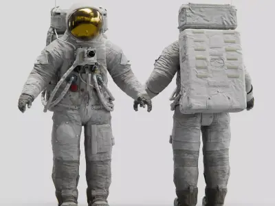 Apollo 11 A7L Spacesuit 3D model