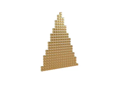 Arrow Cube Style v1 010 Low-poly 3D model