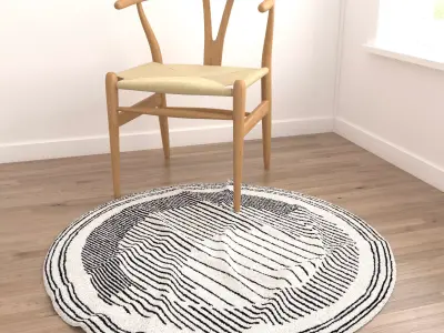 Rugs No 1063 Low-poly 3D model