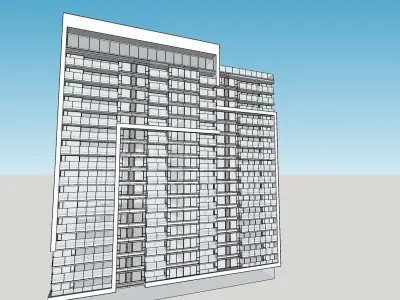 highrise office 3d model 3D model