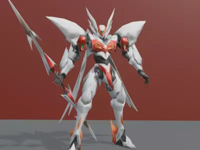 tekkaman blade 3D model