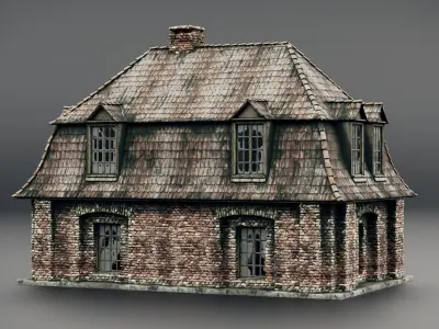 ancient residential house 3D model