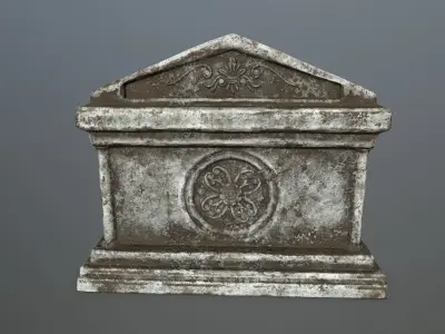 tomb 1 Low-poly 3D model purchase