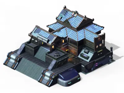 Crystal Palace - Market 3D model